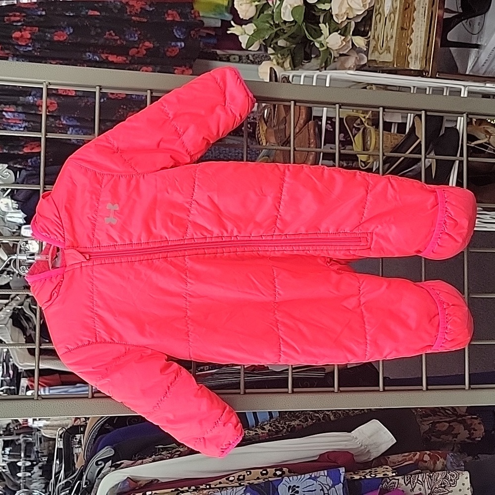 Pink Under Armor Infant Snowsuit size 3-6 mo